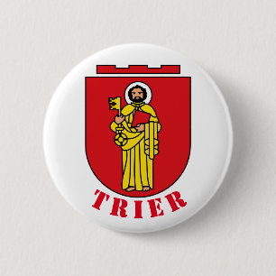 Badge Rond 5 Cm Armoiries de Trèves, Allemagne