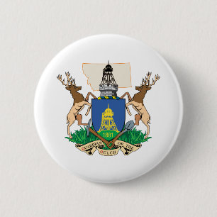 Badge Rond 5 Cm Armoiries d'Helena City