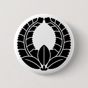 Badge Rond 5 Cm [Armoiries familiales] glycine montante