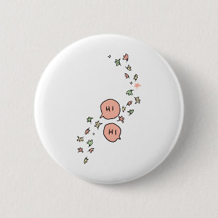 Badge Rond 5 Cm arrêt cardiaque nick et charlie