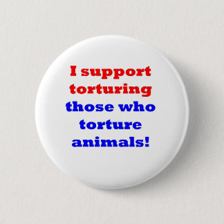 Badge Rond 5 Cm Arrêter la maltraitance animale
