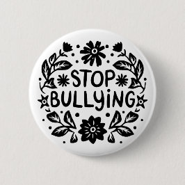 Badge Rond 5 Cm Arrêtez d'intimider l'anti-intimidation contre l'i