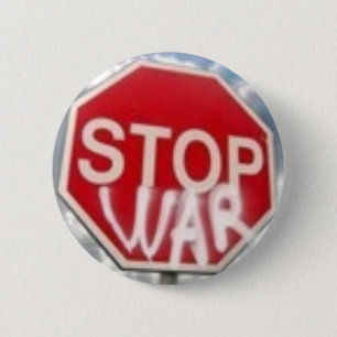Badge Rond 5 Cm Arrêtez la guerre