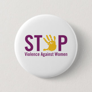 Badge Rond 5 Cm Arrêtez la violence contre des femmes