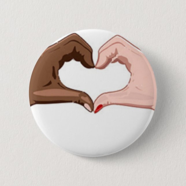 Badge Rond 5 Cm Arrêtez le racisme (Devant)