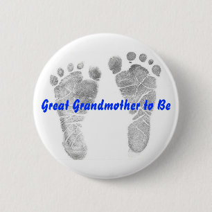 Badge Rond 5 Cm Arrière grand-mère à être