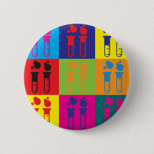 Badge Rond 5 Cm Art de bruit de génie chimique