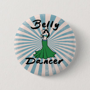 Badge Rond 5 Cm Art de danse du ventre original