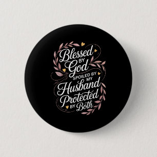 Badge Rond 5 Cm Art d'épouse silée drôle pour femmes filles Mpy vi
