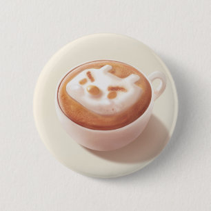 Badge Rond 5 Cm Art latte