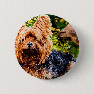 Badge Rond 5 Cm Art mignon d'amusement de destin d'amour de paix d