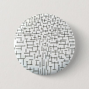 Badge Rond 5 Cm Art moderne de Piet Mondrian