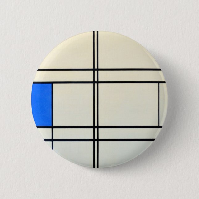 Badge Rond 5 Cm Art moderne de Piet Mondrian (Devant)