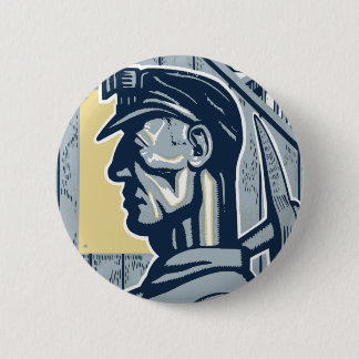 Badge Rond 5 Cm Art vintage de mineur
