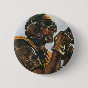 Badge Rond 5 Cm Artilleur de 2ÈME GUERRE MONDIALE