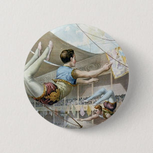 Badge Rond 5 Cm Artistes de trapèze
