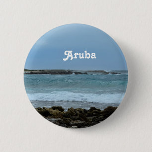 Badge Rond 5 Cm Aruba parfait