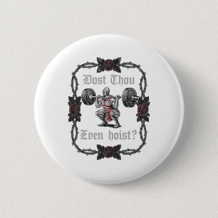Badge Rond 5 Cm As-Tu Même Faire Levage Chevalier Musculation G