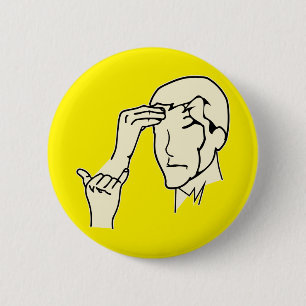Badge Rond 5 Cm ASL Pourquoi tu es si stupide ©