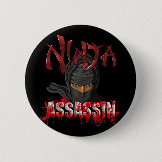 Badge Rond 5 Cm Assassin de Ninja