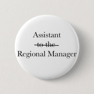 Badge Rond 5 Cm Assistant au directeur régional Button