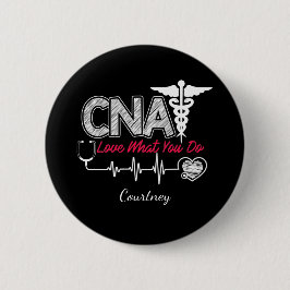 Badge Rond 5 Cm Assistant infirmier certifié CNA personnalisé