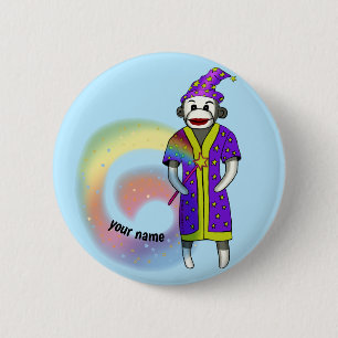 Badge Rond 5 Cm Assistant Monkey