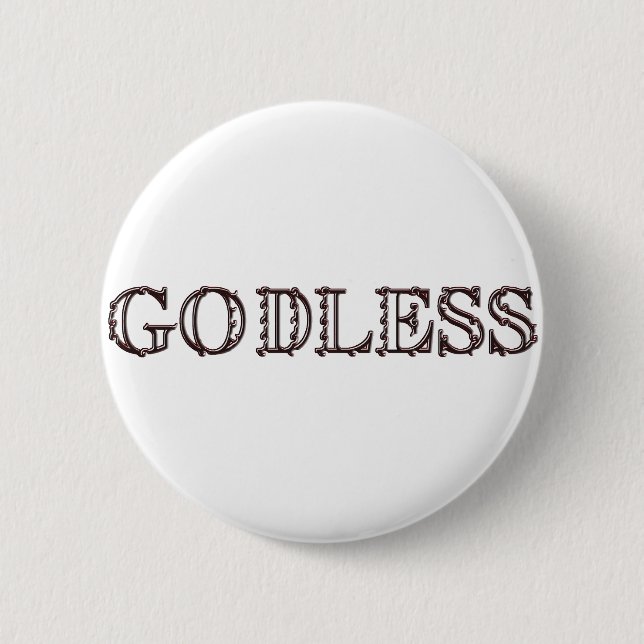 Badge Rond 5 Cm Athée (Devant)