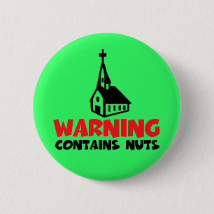 Badge Rond 5 Cm Athée hilare