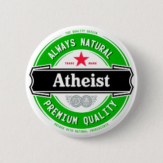 Badge Rond 5 Cm Athée naturel