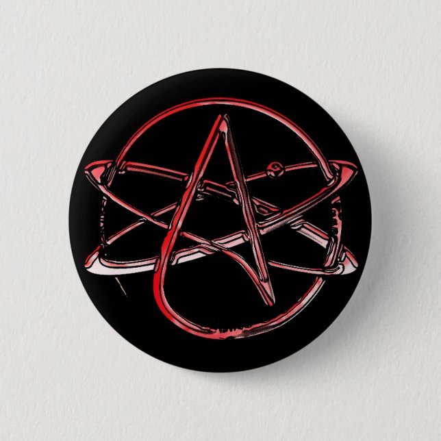 Badge Rond 5 Cm Athéisme pour tout le bouton (Devant)