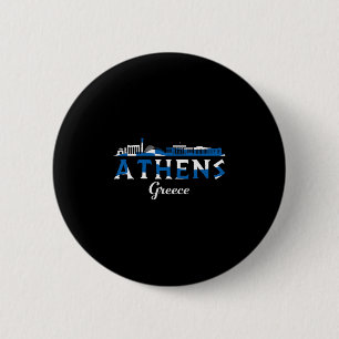 Badge Rond 5 Cm Athènes Grèce Destination Grecque Voyage Vacances