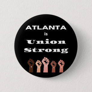 Badge Rond 5 Cm Atlanta est Union Strong Button
