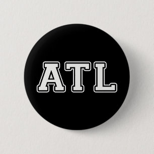 Badge Rond 5 Cm Atlanta la Géorgie