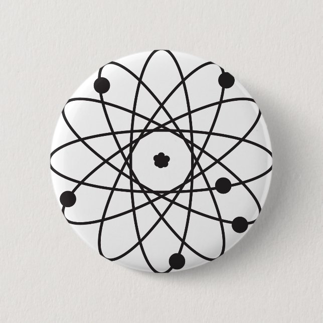 Badge Rond 5 Cm Atom (Devant)