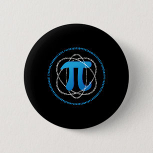 Badge Rond 5 Cm Atom Pi Day Math Science Lover Cadeau
