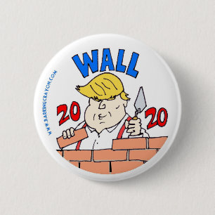 Badge Rond 5 Cm Atout construisant le bouton de mur
