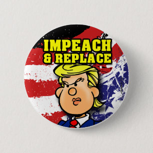 Badge Rond 5 Cm Attaquez et remplacez