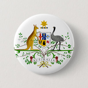 Badge Rond 5 Cm AU de l'Australie