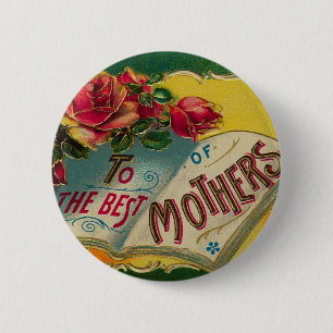 Badge Rond 5 Cm Au meilleur des mères