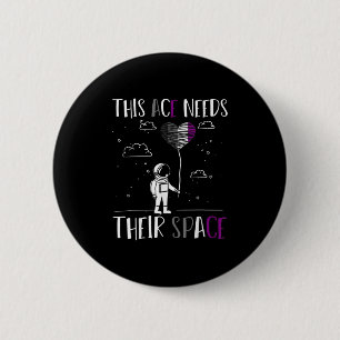 Badge Rond 5 Cm Auality Pride Funny Aual Pride Espace Ace Aua