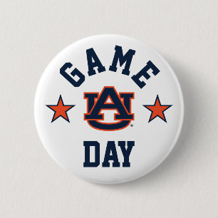 Badge Rond 5 Cm Auburn University Jeu Day