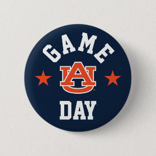 Badge Rond 5 Cm Auburn University Jeu Day