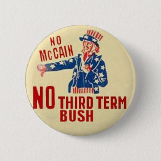 Badge Rond 5 Cm Aucun bouton de McCain (Devant)