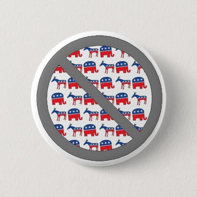Badge Rond 5 Cm Aucun bouton de partie (Devant)