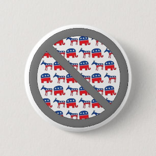 Badge Rond 5 Cm Aucun bouton de partie