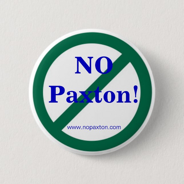 Badge Rond 5 Cm Aucun bouton de Paxton (Devant)