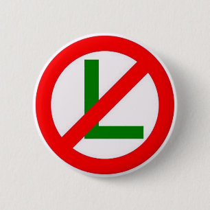 Badge Rond 5 Cm "Aucun L" (Noel)