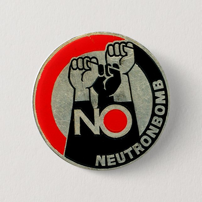 Badge Rond 5 Cm AUCUN neutron - bouton (Devant)