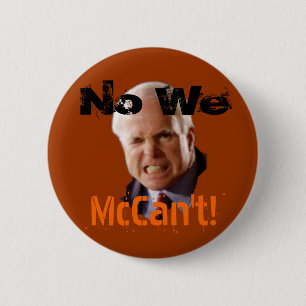 Badge Rond 5 Cm Aucun nous bouton de McCan't